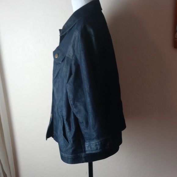 Sejour Blue Chambray Shirt Jacket - Picture 3 of 7